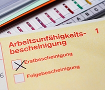 Arbeitsunfähigkeitsbescheinigung